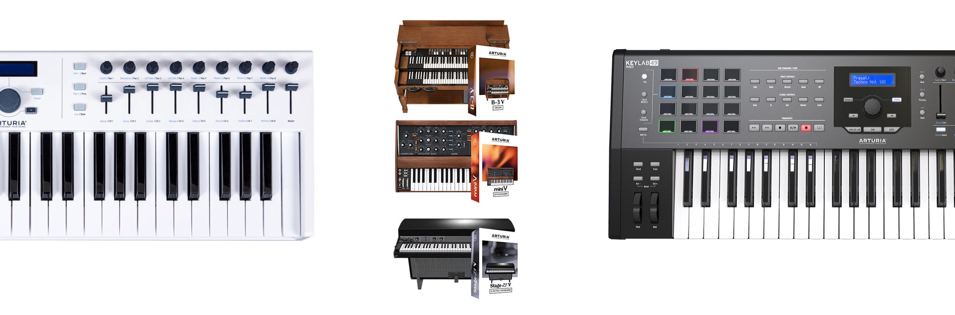 Free V-Collection Instruments With Arturia Keylab Essential Or Keylab MK2