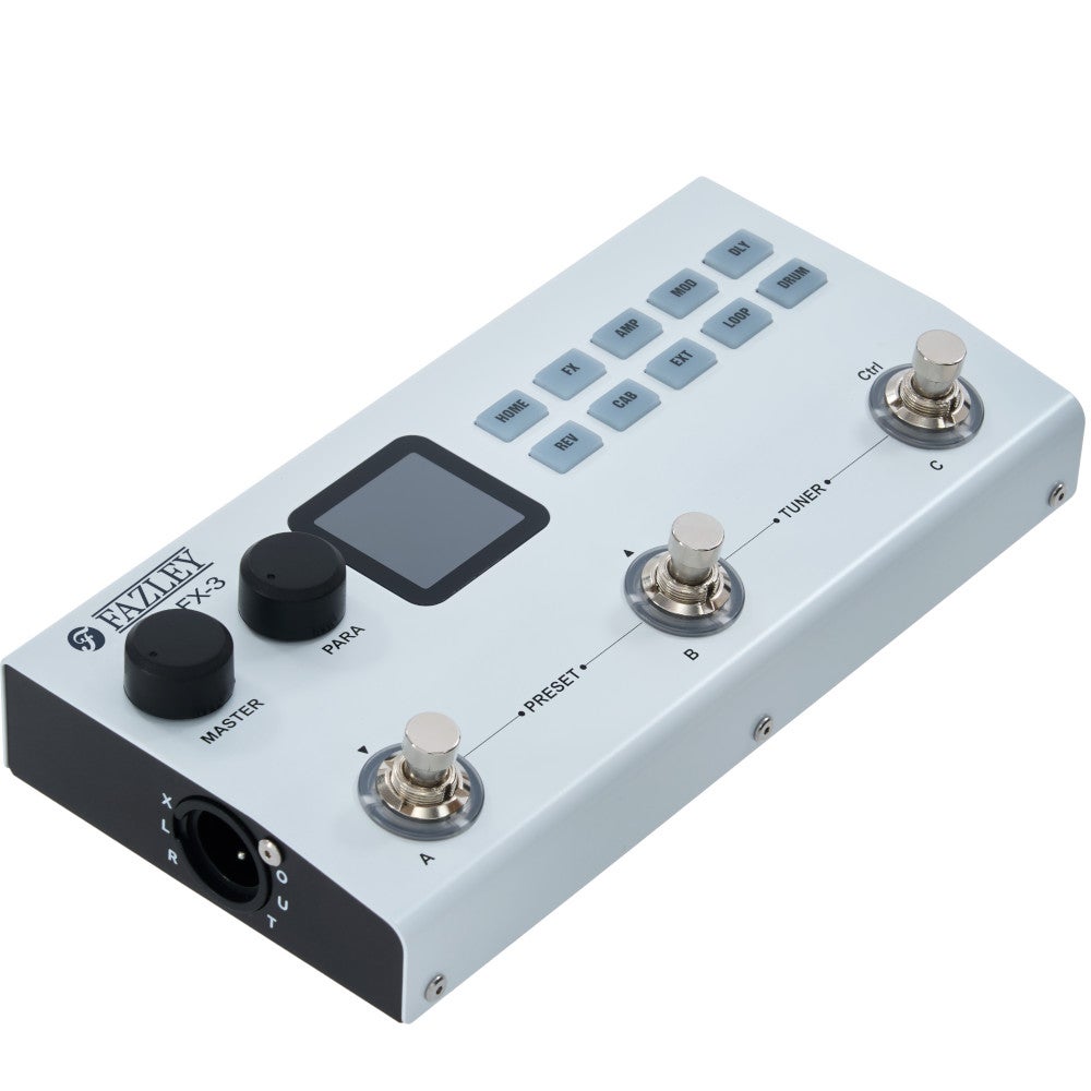 Fazley Core-FX3 multieffektpedal och förstärkarmodellerare